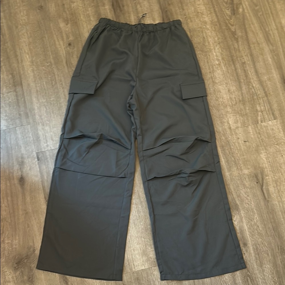 Women's Gray Cargo Pants